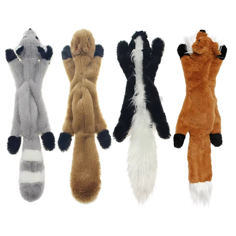 45Cm Durable Plush Dog Chew Toy with Squeakers - Simulated Animal Holster, No Stuffing, Crinkle Pet Supplies
