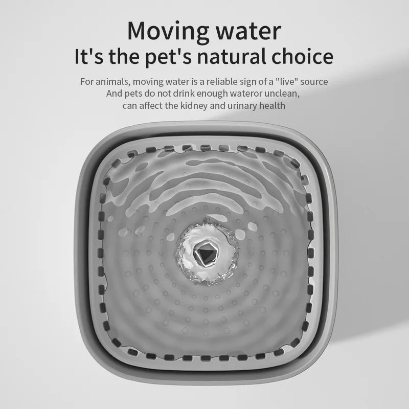 3L Automatic Cat Water Fountain with Recirculation and Filtration System - Large Capacity USB Electric Silent Water Dispenser for Cats