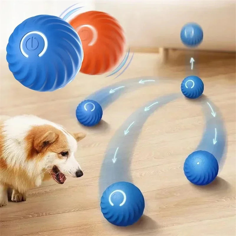 USB-Powered Interactive Moving Ball for Dogs and Cats - Electronic Pet Toy for Home and Pool Use