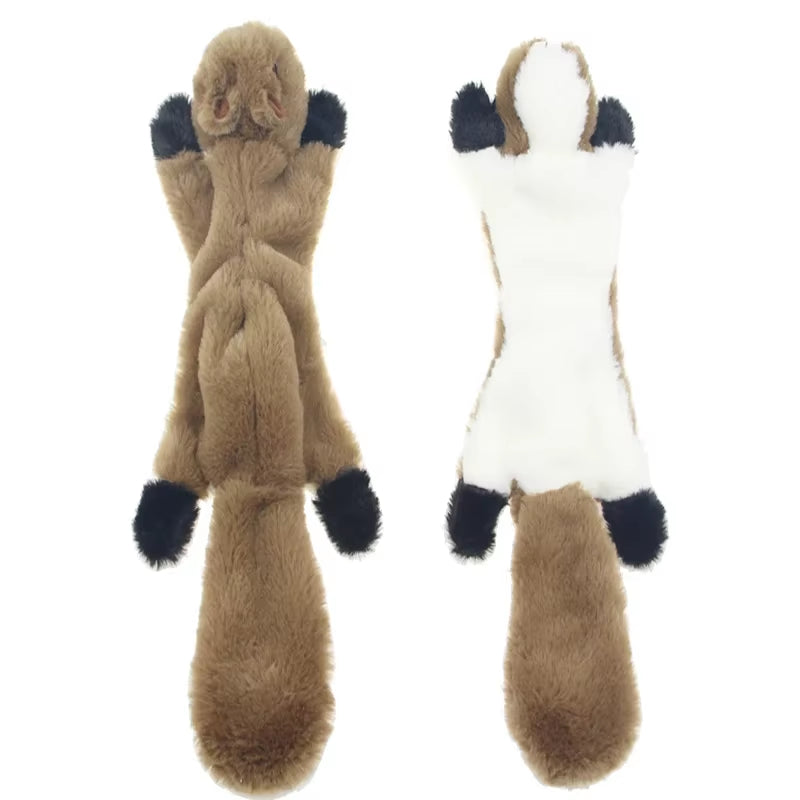45Cm Durable Plush Dog Chew Toy with Squeakers - Simulated Animal Holster, No Stuffing, Crinkle Pet Supplies