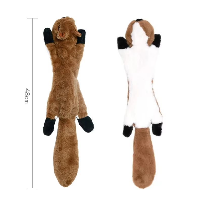 45Cm Durable Plush Dog Chew Toy with Squeakers - Simulated Animal Holster, No Stuffing, Crinkle Pet Supplies