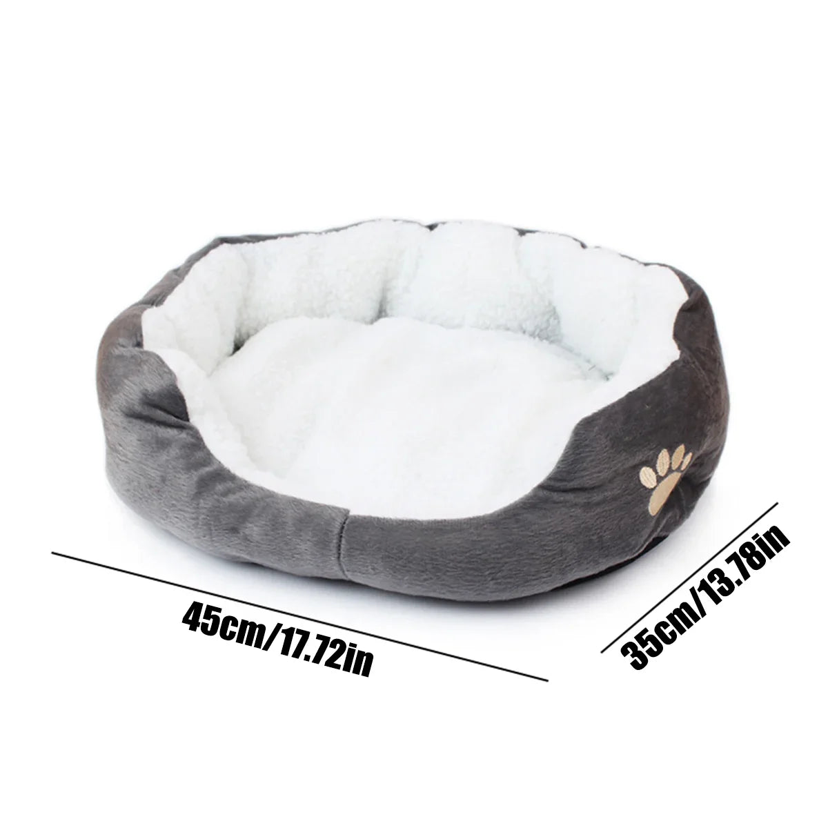 Thickened PP Cotton Dog and Cat Cave Bed - Premium Pet Sofa for Small Dogs and Cats