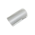 Cat Brush and Scratcher with Catnip - Wall-Mounted Grooming Comb and Self-Massaging Corner Scrubber for Cats
