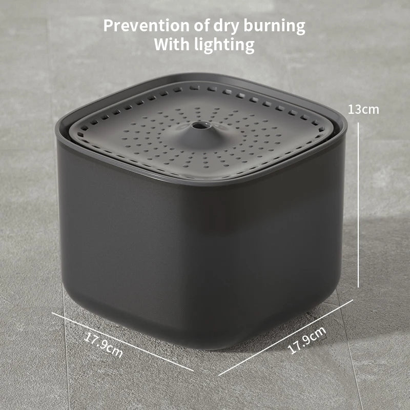 3L Automatic Cat Water Fountain with Recirculation and Filtration System - Large Capacity USB Electric Silent Water Dispenser for Cats